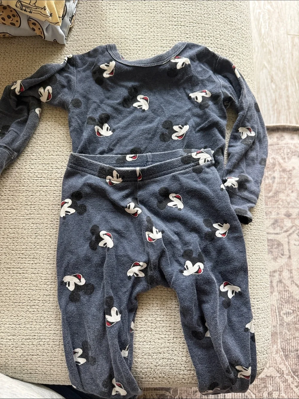 Kids 3-Pack Pajama Set - Mickey, Pooh Bear & Milk+Cookies - Picture 7 of 7